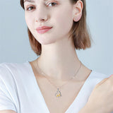 Sterling Silver Duck Pendant Necklace