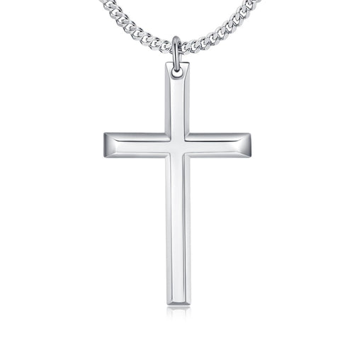 14K Gold Plated Cross Pendant Necklace Protection Jewelry Religious Gift