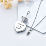 Pet Urn Necklace 925 Sterling Silver Girl with Animal Pendant Necklace Jewelry Gifts