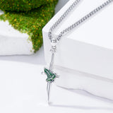 Sterling Silver Medieval Sword Dagger Pendant Necklace