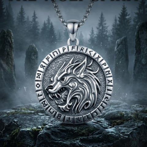 Sterling Silver Peace Sign Coexist Peace Symbol Pirate Tree of Life Thor's Hammer Wolf Raven Viking Series Necklace