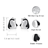 Penguin Animal Stud Earrings Jewelry Gifts for Women Teens Girls