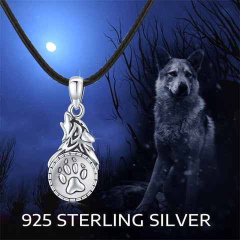 Wolf Urn Necklace Ashes Sterling Silver  Urn Necklace  Cremation Memorial  Ash Keepsake Pendant Cremation Jewelry