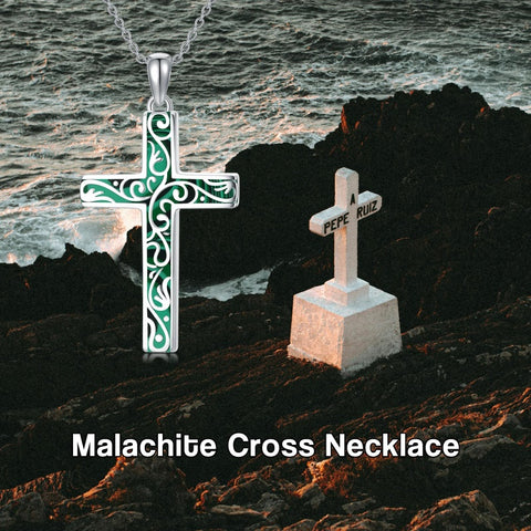 Sterling Silver Cross Pendant Necklace Christian Religious Jewelry Gifts for Anniversary