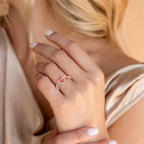 Copper Custom Birthstone Engraved Class Ring University College High School Graduation Gifts for Her