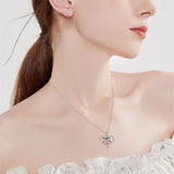 odoo Necklace Sterling Silver Witch Voodoo/Evil Bunny Pendant Gothic Jewelry Gifts for Women Girls