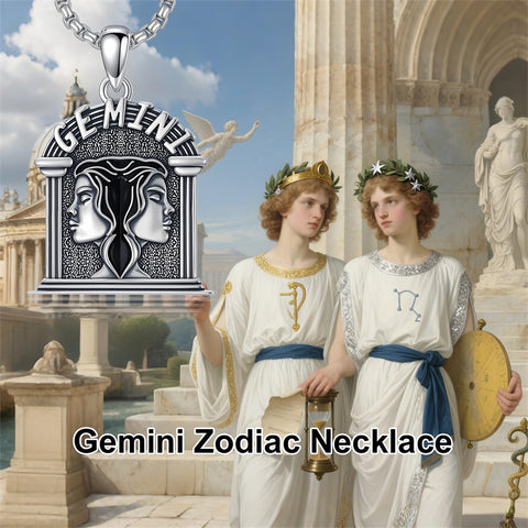 Sterling Silver Constellation Celestial Pendant Necklace