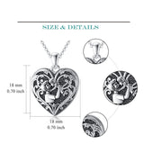 Father Daughter Necklace That Holds Pictures Photo Keep Someone Near to You Sterling SilverCustom Jewelry Personalized