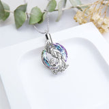 Sterling Silver Phoenix Urn Necklace Sterling Silver Pendant Jewelry Phoenix Urn Jewelry