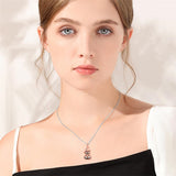 925 Sterling Silver Pumpkin Snowman Necklace Halloween Necklace Christmas Halloween Jewelry Gifts for Women Girls