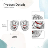 Sterling SilverHockeyBasketball Softball Football Volleyball Pickleball Soccer Baseball Tennis Stud Sport Earrings