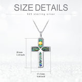 Sterling Silver Abalone Shell Opal Butterfly Dragonfly Tree of Life Pet Paw Cross Urn Necklaces for Ashes