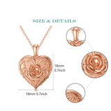 10K 14K 18K Gold Personalized Photo Tree of Life Bee Sunflower Rose  Pendant Necklace