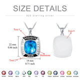 Sterling Silver Personalized Class High School College Graduation University Pendant Necklace
