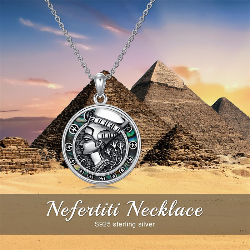 Sterling Silver Amulet Medal Viking Tree of Life Athena Lion Star of David Nefertiti Odin Raphael Pendant Necklace