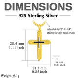 Sterling Silver Obsidian Lapis Lazuli Tigers Eye Turquoise Celtic Knot & Cross Urn Necklaces for Ashes