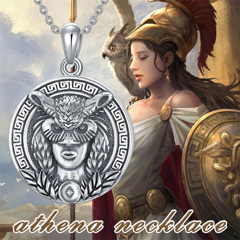 Sterling Silver Amulet Medal Viking Tree of Life Athena Lion Star of David Nefertiti Odin Raphael Pendant Necklace
