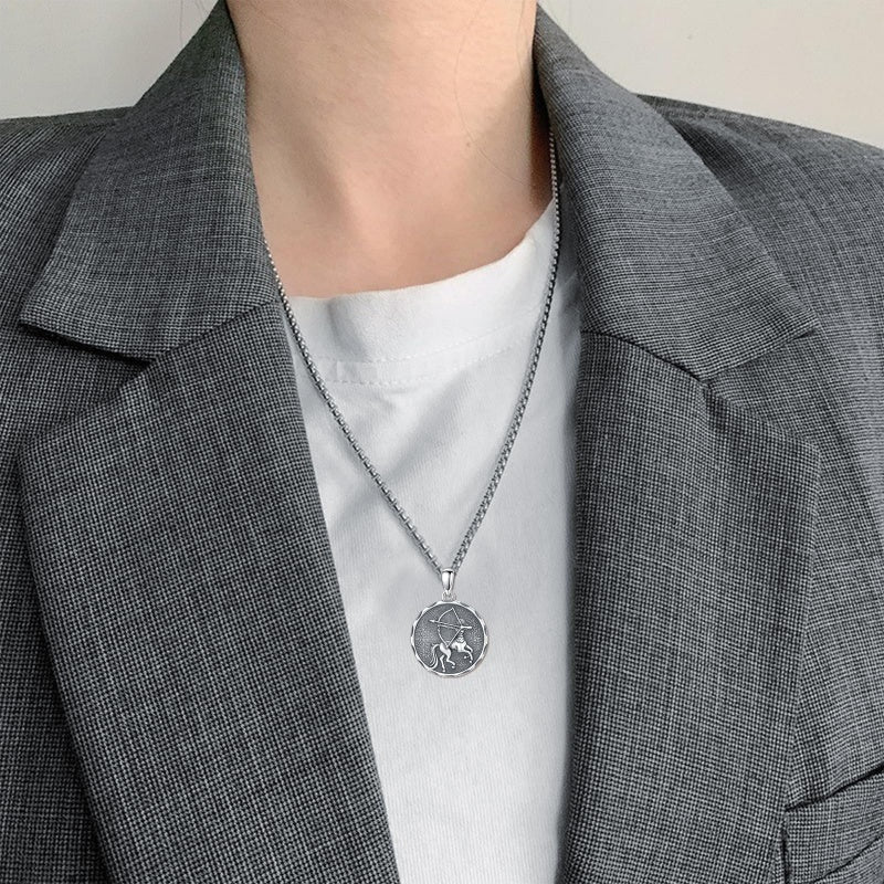 Sterling Silver Constellation Celestial Pendant Necklace Astrology Jewelry Birthday Gifts Christmas
