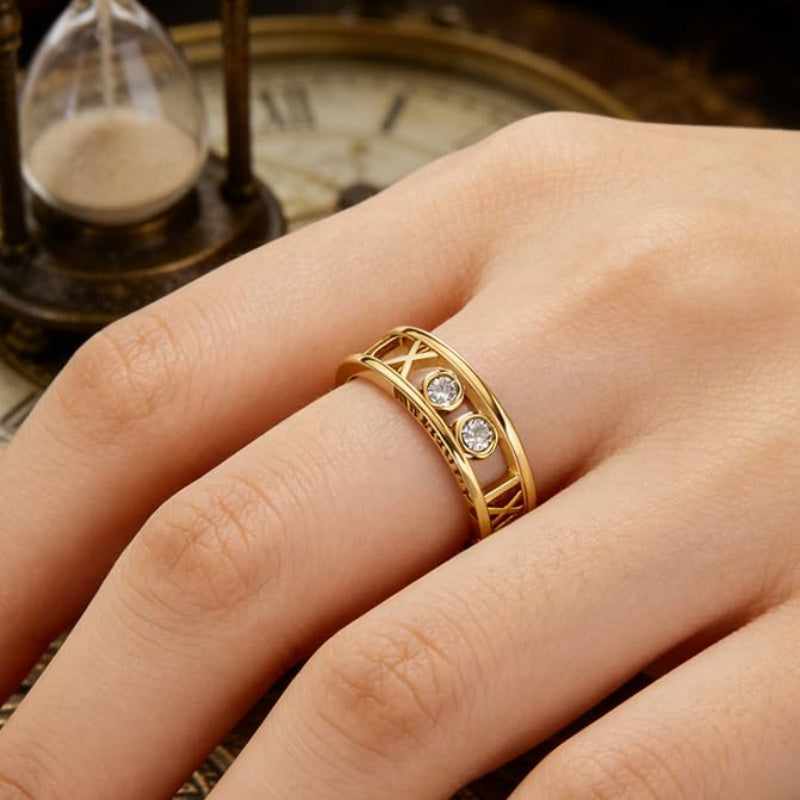 Copper Personalized Engraved High School College Class Ring Graduation Gift