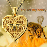 10K 14K 18K Gold Personalized Photo Tree of Life Bee Sunflower Rose  Pendant Necklace