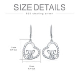 925 Sterling Silver Animal Earrings Elephant Hoop Hypoallergenic Earrings Cute Elephant Jewelry Gifts for Women Girls