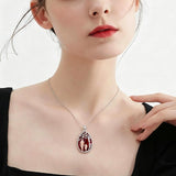 Sterling Silver Crystal Father Daughter Pendant Necklace from Dad  I Love You Forever Jewelry