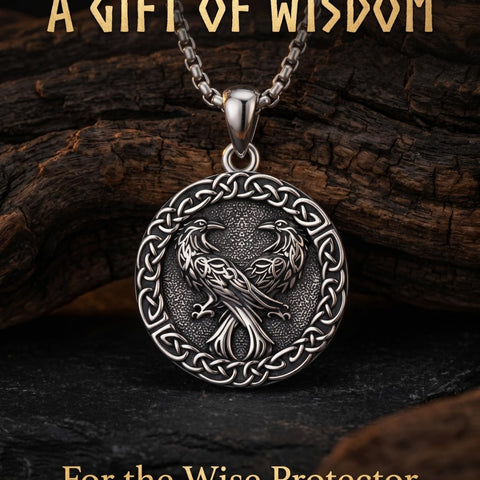 Sterling Silver Peace Sign Coexist Peace Symbol Pirate Tree of Life Thor's Hammer Wolf Raven Viking Series Necklace