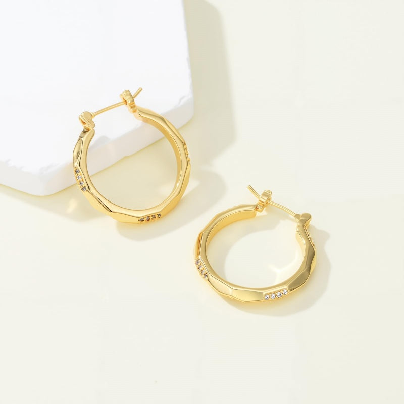 14K Gold Plated Trendy Elegant  Earring for Women