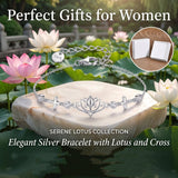 Sterling Silver Dragonfly Butterfly Cardinal Hummingbird Jesus Fish Lotus Daisy Sunflower Rose Faith Cross Bracelet