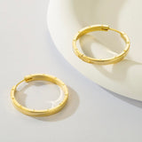 14K Gold Plated  Hoop Earrings for Women