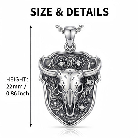 Sterling Silver  Bluebonnets Cow Skull Cowboy Hat Boot Cactus Cowgirl Texas Necklace Texas Necklace