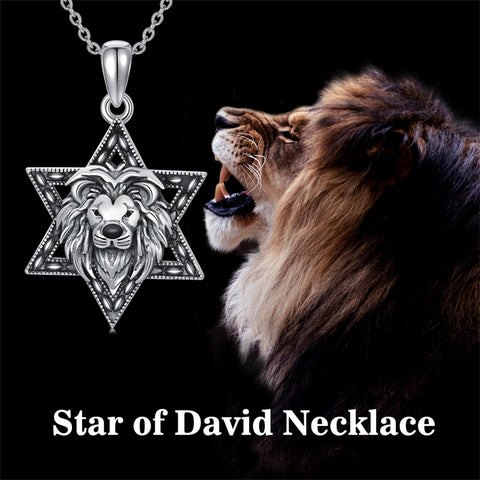 Sterling Silver Amulet Medal Viking Tree of Life Athena Lion Star of David Nefertiti Odin Raphael Pendant Necklace