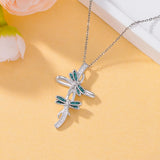 14K Gold Plated Turquoise Turtle Dragonfly Hummingbird Pendant Necklace