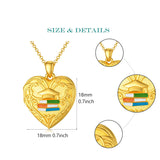 10K 14K 18K  Gold Personalized Photo Graduation Pendant Necklace