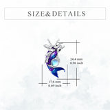 Koi Fish Necklace Sterling Silver Fish Pendant Jewelry Gifts for Women Girls