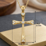 14K Gold Plated Cross Necklaces for Women Faith Jewelry for  Anniversary Christmas Birthday Mother's Day