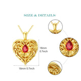 10K 14K 18K Solid Gold Heart Personalized Photo Starburst Cross Rose Wings Butterfly Turtle Celtic Pendant Necklace