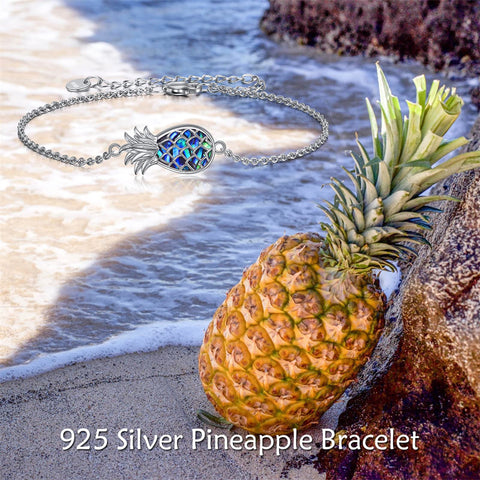 Sterling Silver Pineapple Bracelet