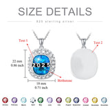 Sterling Silver Personalized Class High School College Graduation University Pendant Necklace
