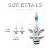 Sterling Silver Bee Butterfly Chicken Chihuahua  Dinosaur Frog Octopus Paw Print Platypus Dangle Earrings