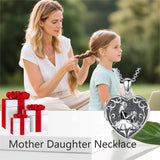 Sterling Silver Personalized Father and Daughter Mother and Daughter  Skull Photo Locket Necklace