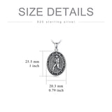 Sterling Silver Baseball Soccer Hockey Football Basketball Taekwondo Tennis Golf Runner Pendant Necklace