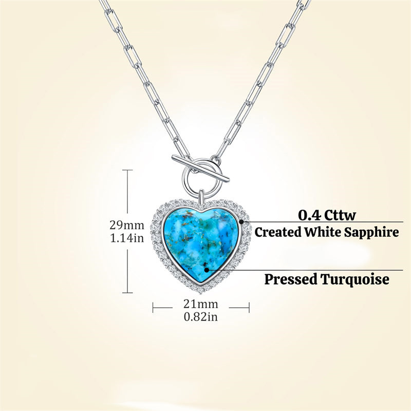 Sterling SilverTurquoise Red Coral Lapis Lazuli Malachite Paperclip Chain Necklace