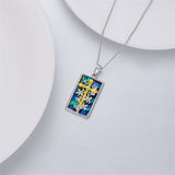 Sterling Silver Lion Semicolon Rose Sunflower Cross Pendant Religious Necklace