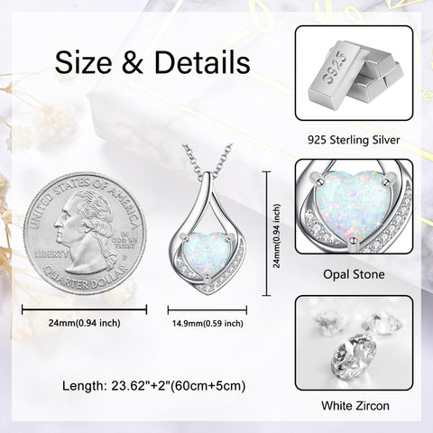 Sterling Silver Heart Shape Tear Dangle Urn Necklace for Ashes
