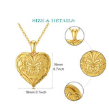 10K 14K 18K Solid Gold Heart Personalized Photo Starburst Cross Rose Wings Butterfly Turtle Celtic Pendant Necklace