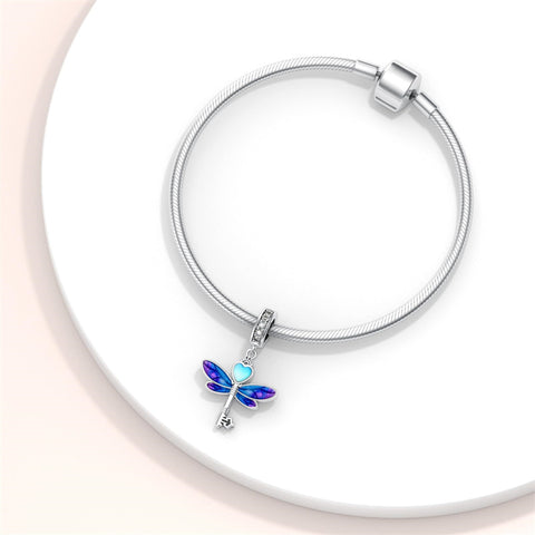 Sterling Silver Cubic Zircon Koala Pig Butterfly Scorpion Dragonfly Bead Charms