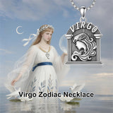 Sterling Silver Constellation Celestial Pendant Necklace