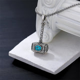 Sterling Silver Thors Hammer Urn Necklace for Ashes