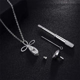 925 SterlingSilver Cremation  Infinity Cross Urn Necklace Urn Necklace Memorial Keepsake Memory Pendant Jewelry Gifts